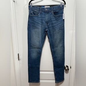 Old Navy Skinny Jeans Size 30x30 Mens Mid Rise Dark Wash Blue Denim Classic NWT